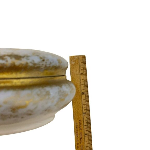 Vintage Limoges France Porcelain Lidded PowderJar Trinket Dish - Picture 6 of 8